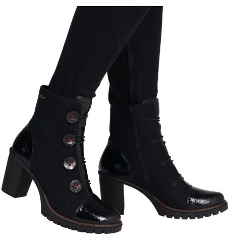 Rieker Y2576-00 - Black varnish - Y2576$00.01R