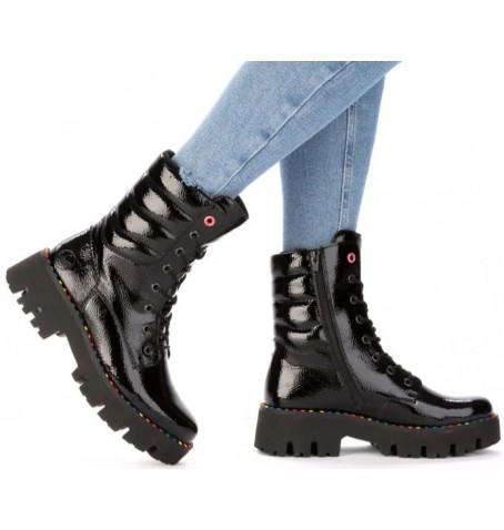 Rieker Y3330-00 - Black varnish - Y3330$00.01R