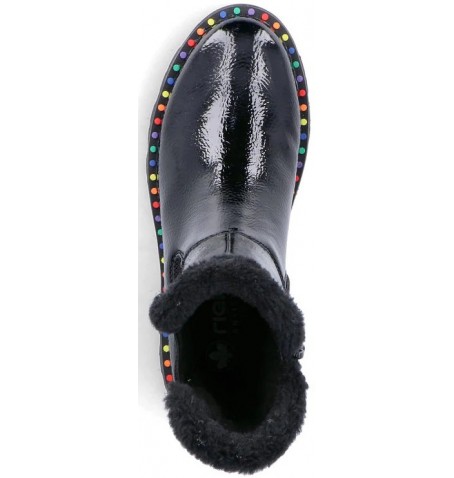 Rieker Y3350-00 - Vernis noir - Y3350$00.01R