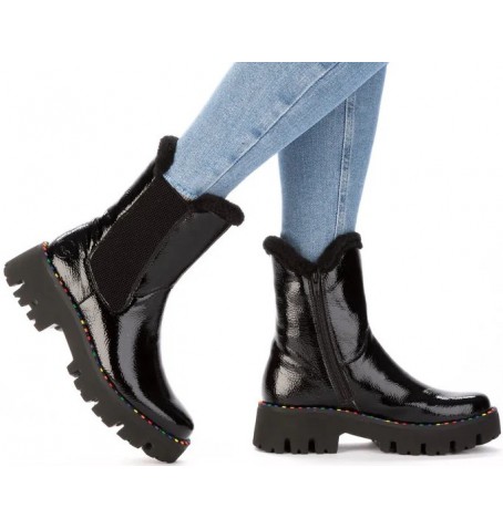 Rieker Y3350-00 - Black varnish - Y3350$00.01R