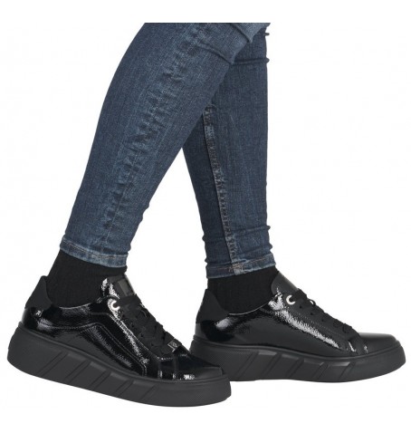Rieker W2601-00 - Black varnish - W2601$00.01R