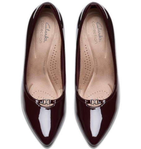 Clarks KATALEYNA WEST 26184691 - Burgundy - KATALEYNAWES$06
