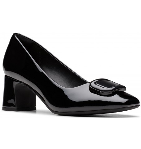 Clarks FERNIE TRIM 26183037 - Black varnish - FERNIETRIM$01C