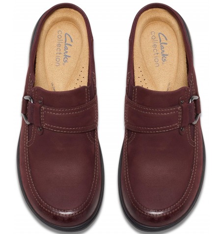 Clarks CARLEIGH VIOLA 26184103 - Burgundy - CARLEIGHVIOL$06