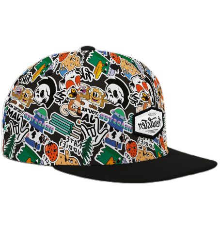 Headster Kids STICKING AROUND SNAPBACK - Black - HTSBFA25A4$000