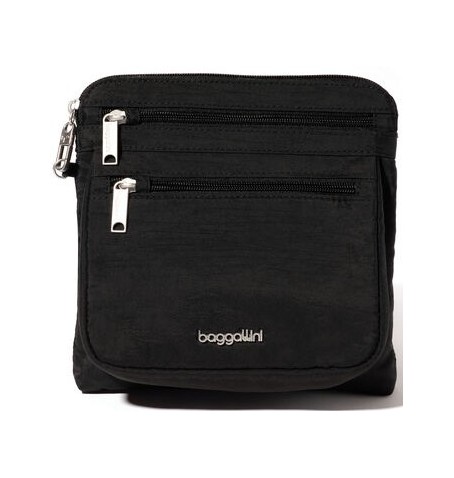 Baggallini ACB921 SECURTEX ANTI-THEFT CROSSBODY - Noir - ACB921$B0001