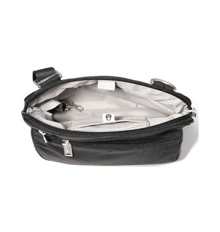 Baggallini ACB921 SECURTEX ANTI-THEFT CROSSBODY - Noir - ACB921$B0001