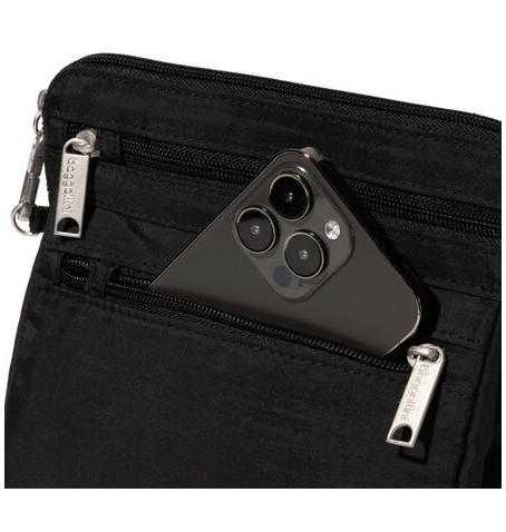 Baggallini ACB921 SECURTEX ANTI-THEFT CROSSBODY - Noir - ACB921$B0001
