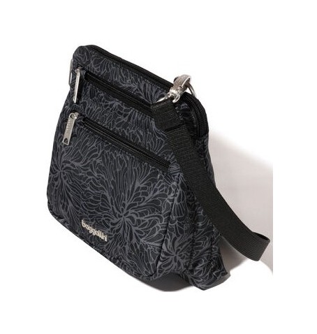 Baggallini ACB921 SECURTEX ANTI-THEFT CROSSBODY - Argent gris - ACB921$B0942