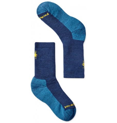 Smartwool KIDS' HIKE FULL CUSHION CREW - Bleu - SW001686$B25