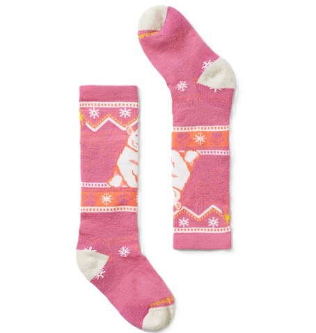Smartwool KIDS' FULL CUSHION OVER CALF - Rose - SW001816$N71