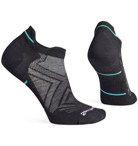 Smartwool RUN ZERO CUSHION LOW ANKLE SOCKS - Noir - SW001668$001