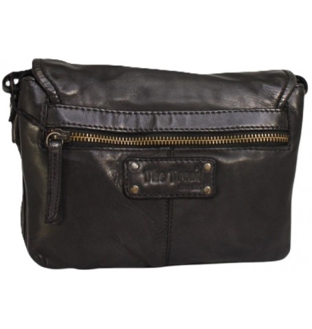 The trend 22569 AVENA LEATHER BAG - Black - 22569$80