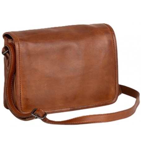 The trend 22569 AVENA LEATHER BAG - Tan - 22569$122