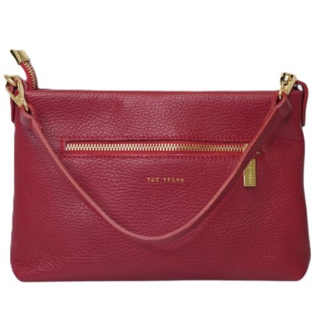 The trend 130813 ACACIA LEATHER BAG - Red - 130813$170