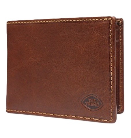 The trend 917012 ITALIAN LEATHER MEN WALLET - Tan - 917012$120