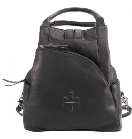 The trend 4350327 LOGLIO SAC À DOS CUIR - Noir - 4350327$80