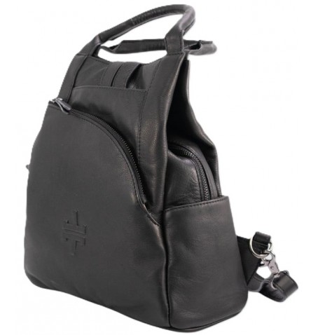 The trend 4350327 LOGLIO SAC À DOS CUIR - Noir - 4350327$80