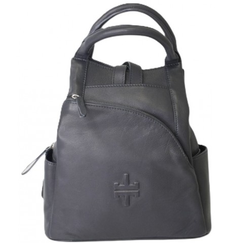 The trend 4350327 LOGLIO SAC À DOS CUIR - Marine - 4350327$62