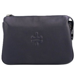 The trend 4354683 MARRUCA LEATHER BAG - Marine - 4354683$62