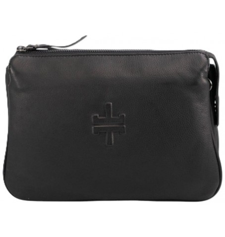 The trend 4354683 MARRUCA LEATHER BAG - Black - 4354683$80