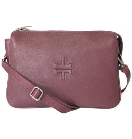 The trend 4354683 MARRUCA LEATHER BAG - Burgundy - 4354683$171