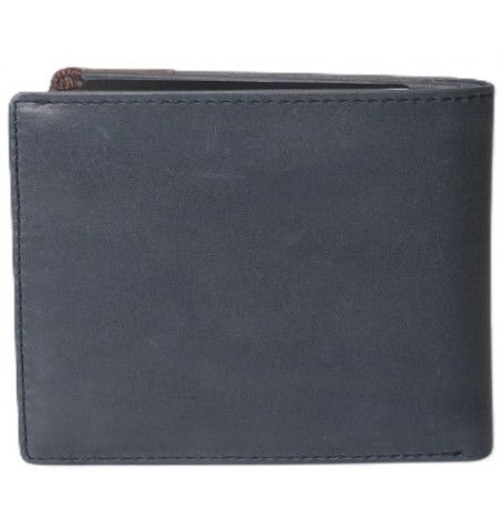 The trend 6057076 PORTEFEUILLE CUIR ITALIEN - Bleu - 6057076$66