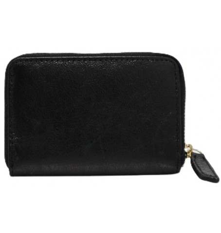 The trend 3747173 ITALIAN LEATHER CARD HOLDER - Black - 3747173$80