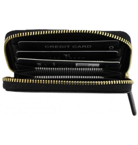 The trend 3747173 ITALIAN LEATHER CARD HOLDER - Black - 3747173$80