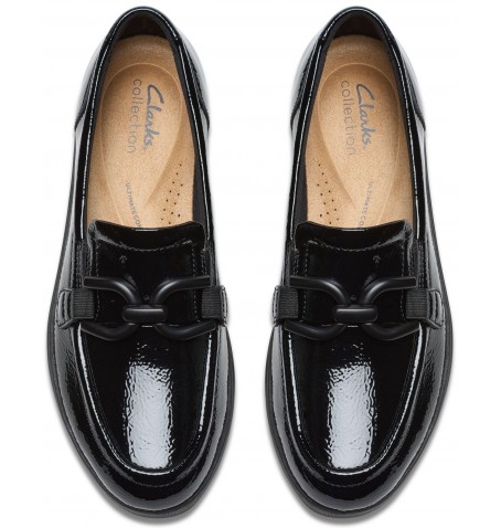 Clarks ZALAH TOP 26184334 - Vernis noir - ZALAHTOP$01C