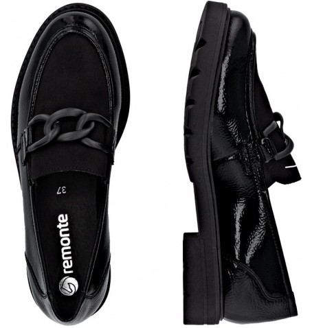 Rieker - Remonte D2Q01-02 - Black varnish - D2Q01$02.01R