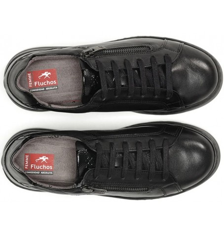 Dorking - Fluchos POMPAS F1666 - Vernis noir - F1666$01FL