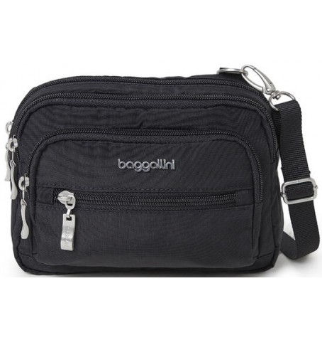 Baggallini TRZ419 TRIPLE ZIP BAG - Noir - TRZ419U$01