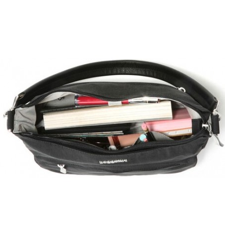 Baggallini MHM800 MODERN POCKET HALF MOON BAG - Black - MHM800$01