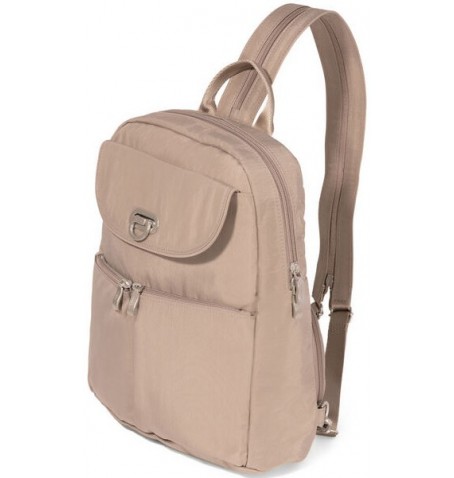 Baggallini CDP964 COASTAL FLIP LOCK DAY PACK - Silver Grey - CDP964$18
