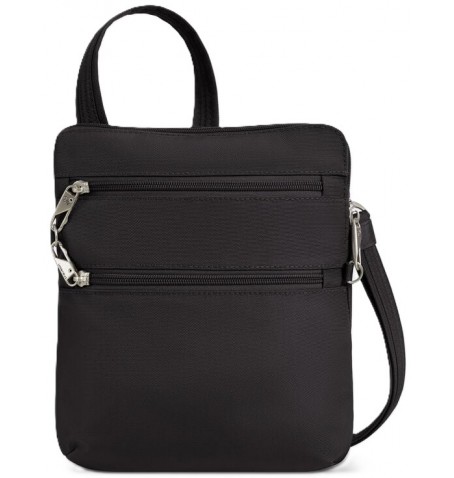Travelon 43116 CLASSIC ANTI-VOL BANDOULIÈRE 2 ZIP - Noir - 43116$500