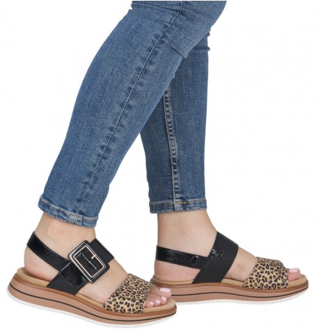 Rieker - Remonte D1J53-04 - Vernis noir - D1J53$04.01R