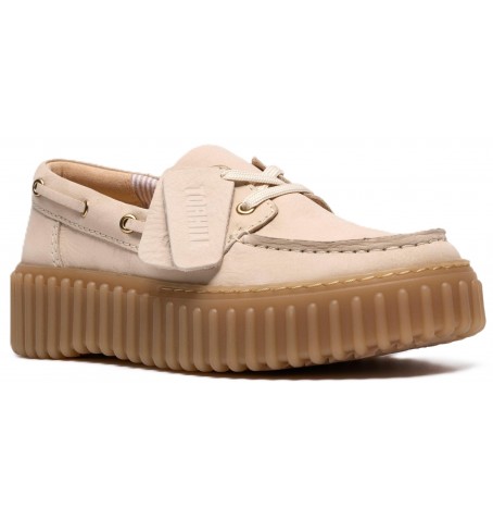 Clarks TORHILL BOAT 26186302 - Beige - TORHILLBOAT$13